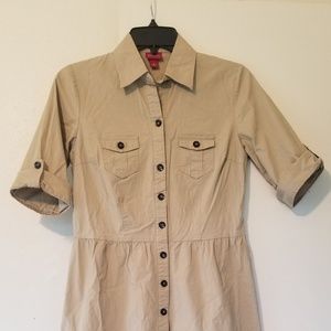 Khaki summer dress